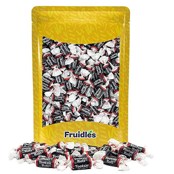 Fruidles Tootsie Original Chocolatey Tootsie Twist Midgees Roll, Peanut-Free, Gluten-Free, Kosher Certified, Individually Wrapped (2 Pounds)