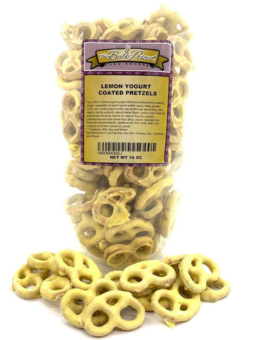 Lemon Yogurt Pretzels, Bulk (1 Lb. Resealable Zip Lock Stand Up Bag)