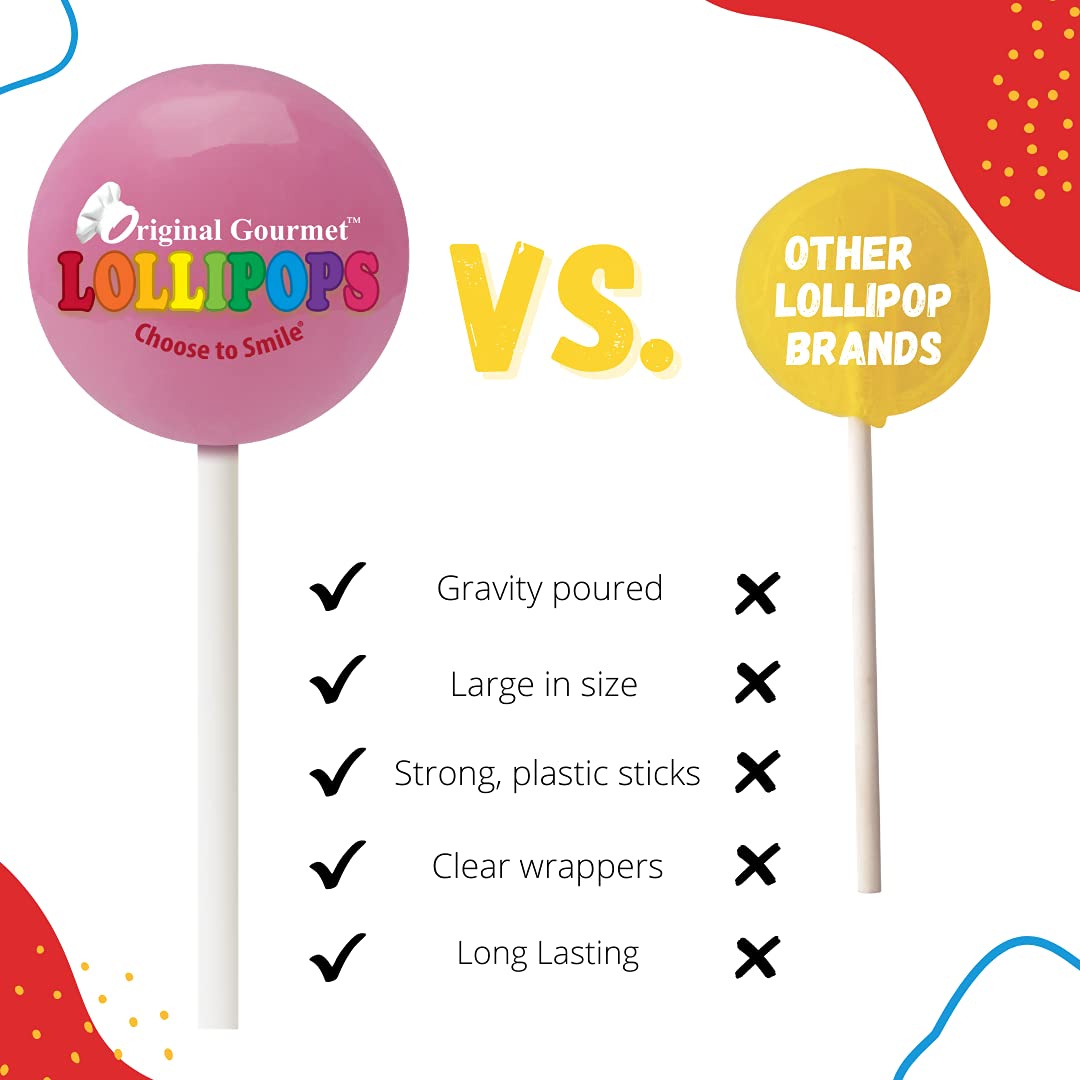 Original Gourmet Lollipop Case, Mixed, 1.1 Ounce (Pack Of 120)