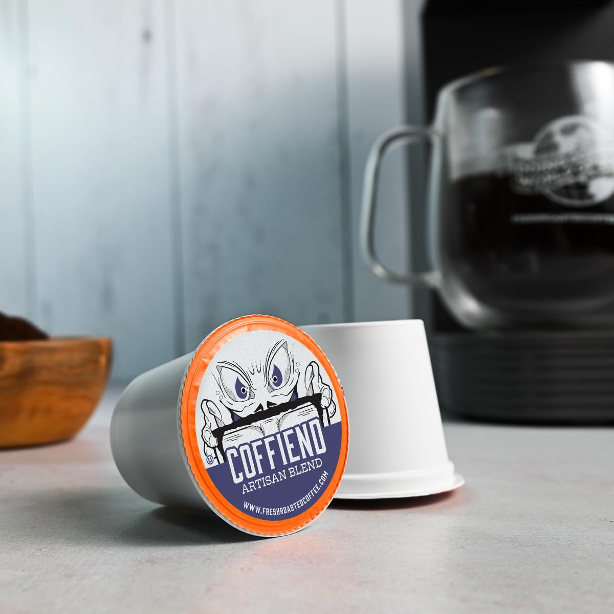 Fresh Roasted Coffee Bold Artisan Blend Variety Pack, K-Cup Compatible, 96 Pods