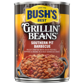Bush'S Southern Pit Barbecue Grillin' Beans, 22 Oz. (Pack Of 6)
