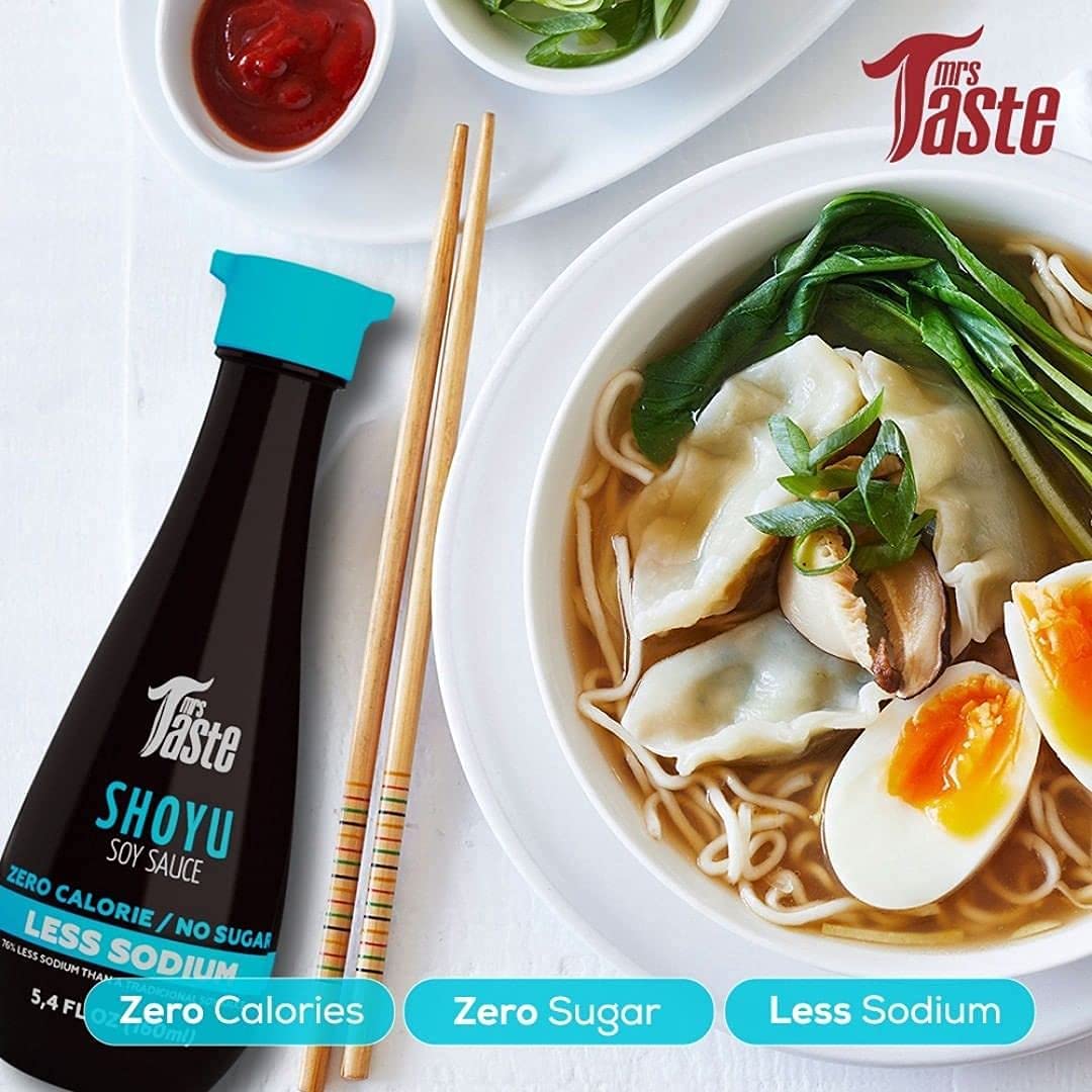 Mrs Taste Multi-Pack Sugar Free Soy Sauce, Zero Calories, Low Sodium, Zero Sugar, Keto Friendly, Paleo Friendly, Condiments And