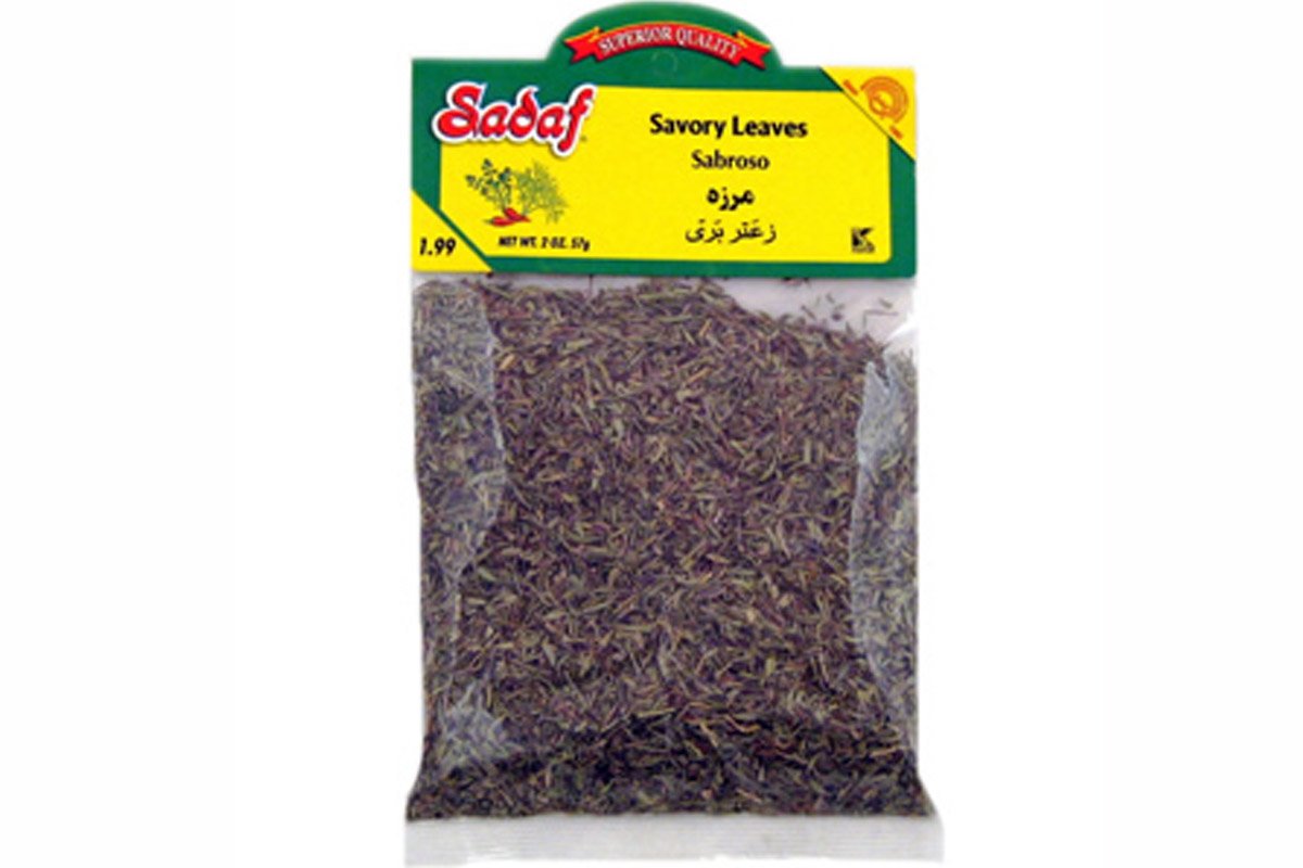 Sadaf Savory Leaves - Dried Savory Leaves for Cooking and Food Seasoning - Aromatic and Flavorful Herb - Savory Seasoning - Kosh