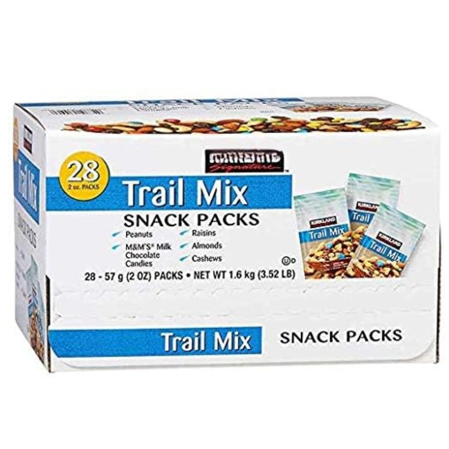 TAOindustry Trail Mix Snack Packs, Healthy Snack with Nuts & Chocolate, 2 oz, 56 Count