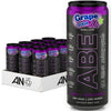 ABE All Black Everything Sugar Free Energy Drink - Grape Soda, 0 Calories, 200mg Caffeine, 12 Pack