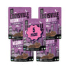 Louisville Vegan Jerky - General Tsos Soy Jerky Snack, Plant-Based, Gluten-Free, 13g Protein, 3oz, 5-Pack