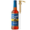 Torani Sugar Free Peach Syrup for Drinks, Zero-Calorie Flavoring for Iced Tea, Lemonade, and Sodas, Pump Included, 25.4 Oz
