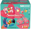 Valentine's Day Gift for Kids- Froote Loopes Sweethearts Cereal Snacks 50 Pouches Individually Wrapped - Perfect for Classroom E