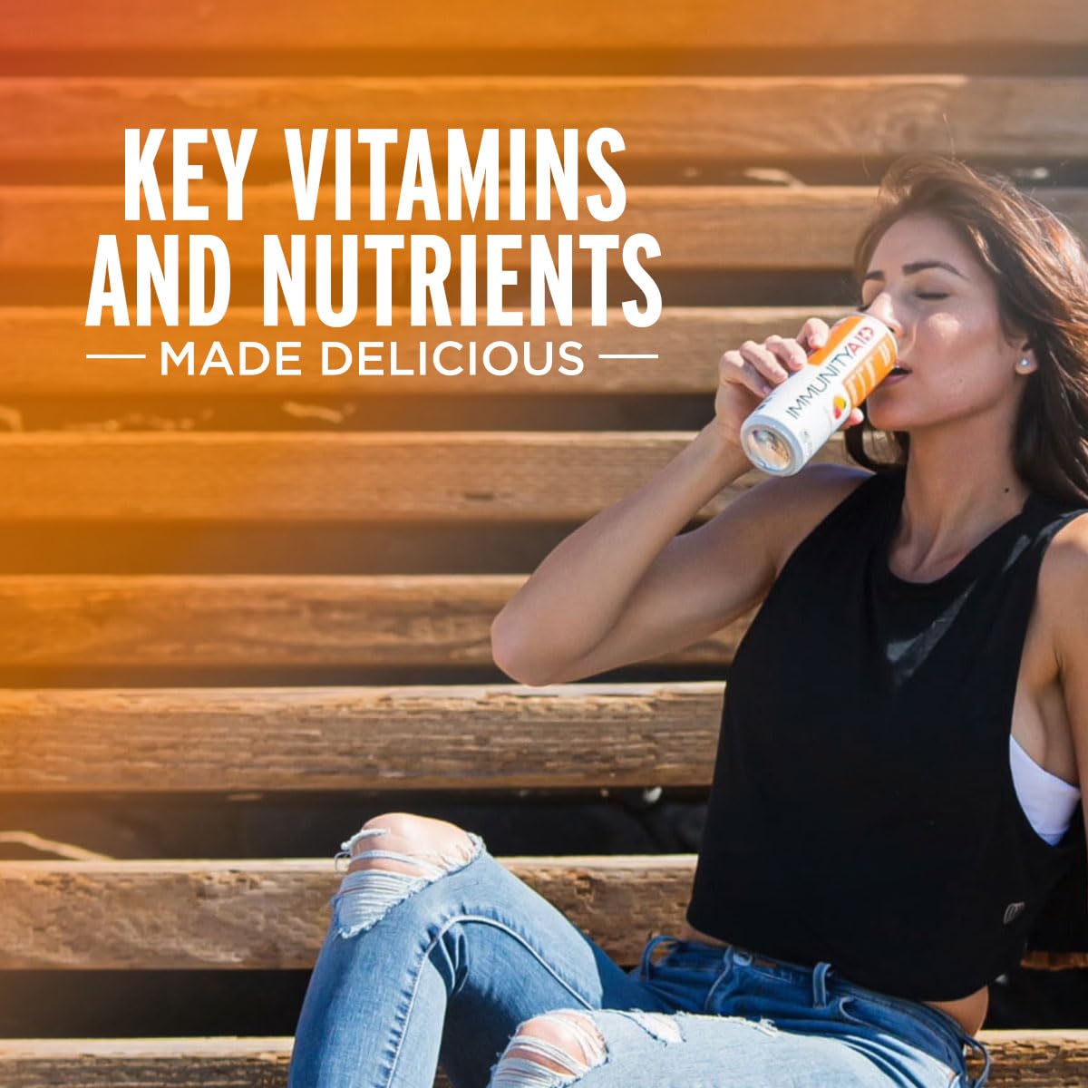 LIFEAID ImmunityAid Support Blend, 12 Fl Oz, Vegan, Gluten-free, Pack of 24, No Artificial Flavors or Sweeteners