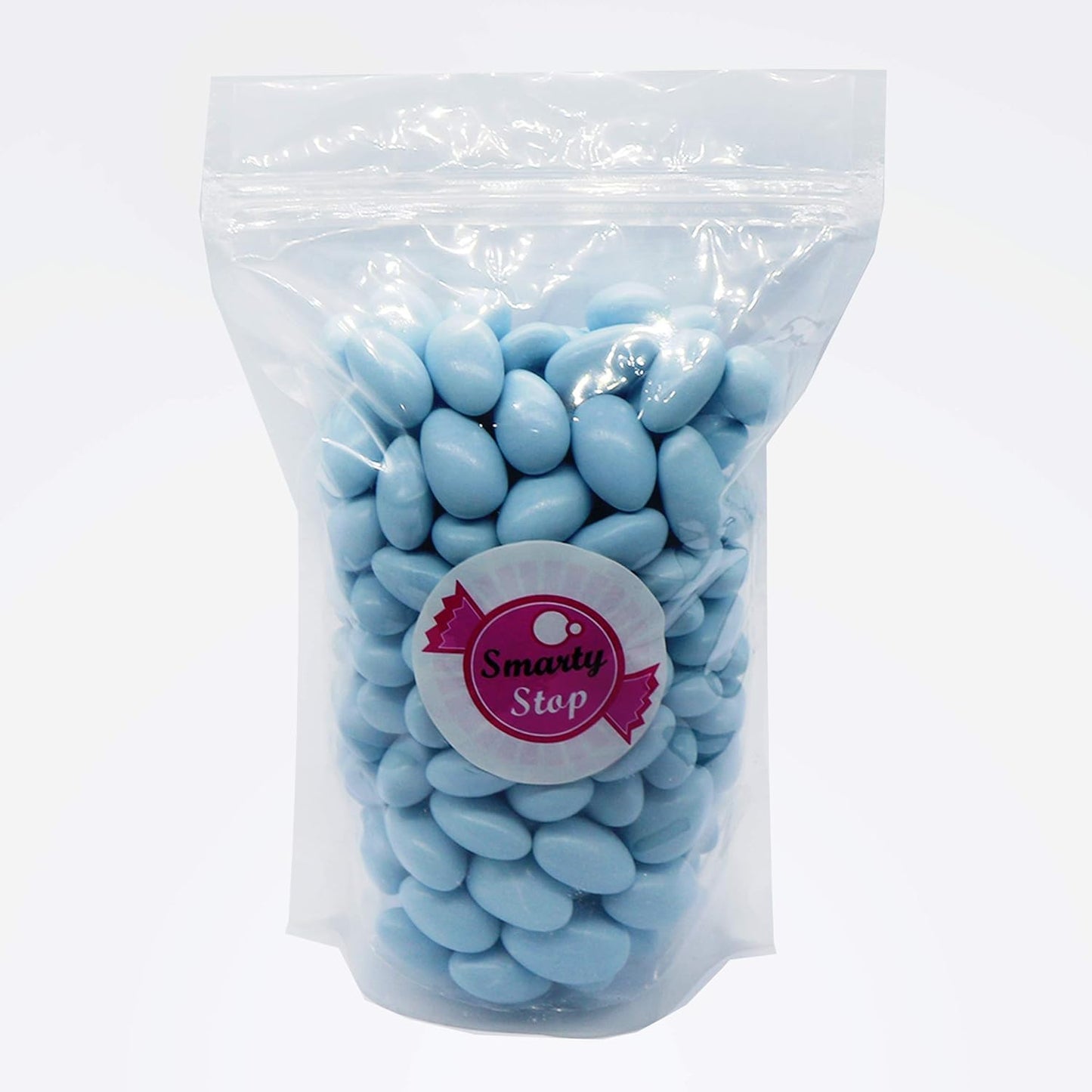 Smarty Stop Jordan Almonds - Blue - 1 Pound (Pack of 1)