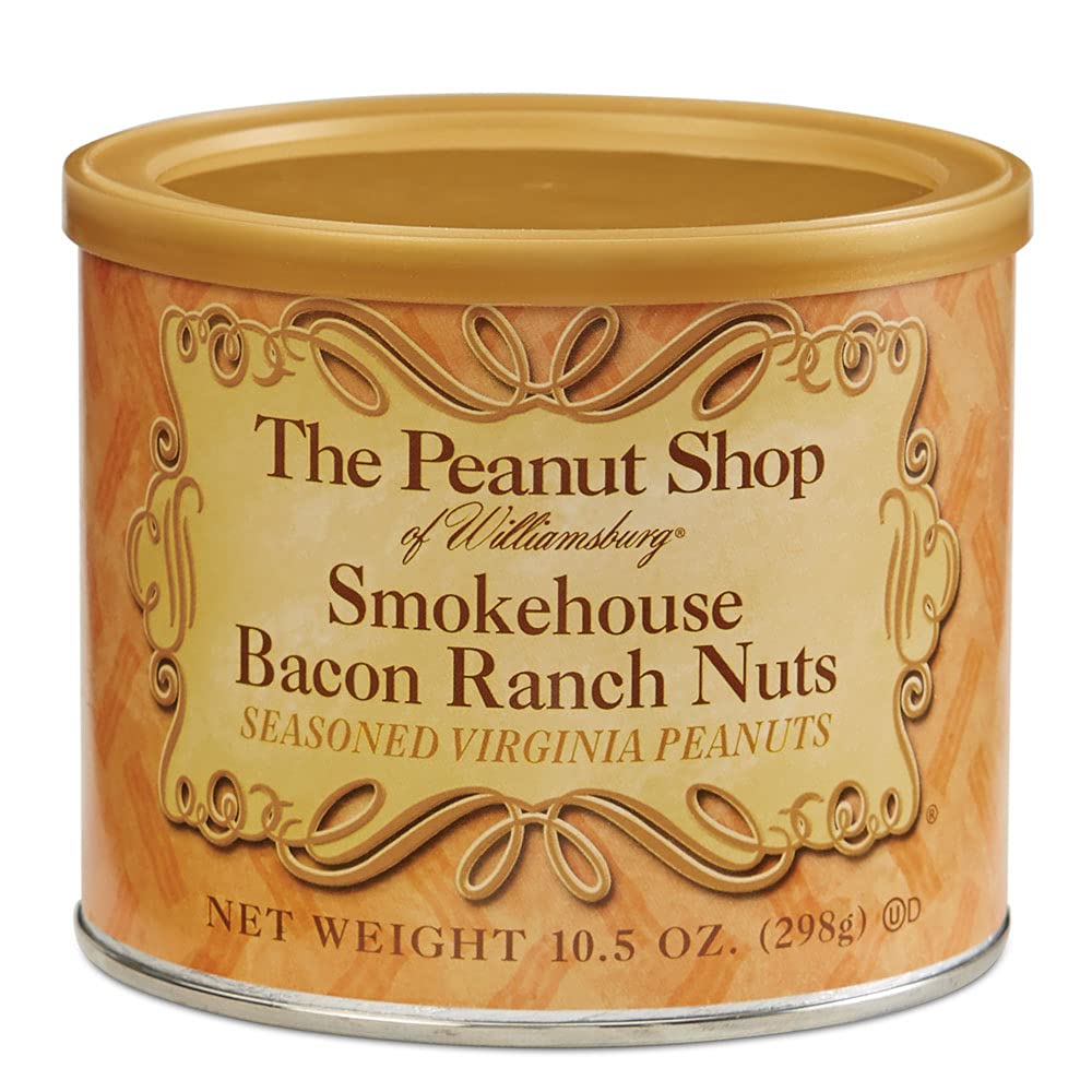 The Peanut Shop Of Williamsburg Bacon Ranch Seasoned Virginia Peanuts 10.5Oz
