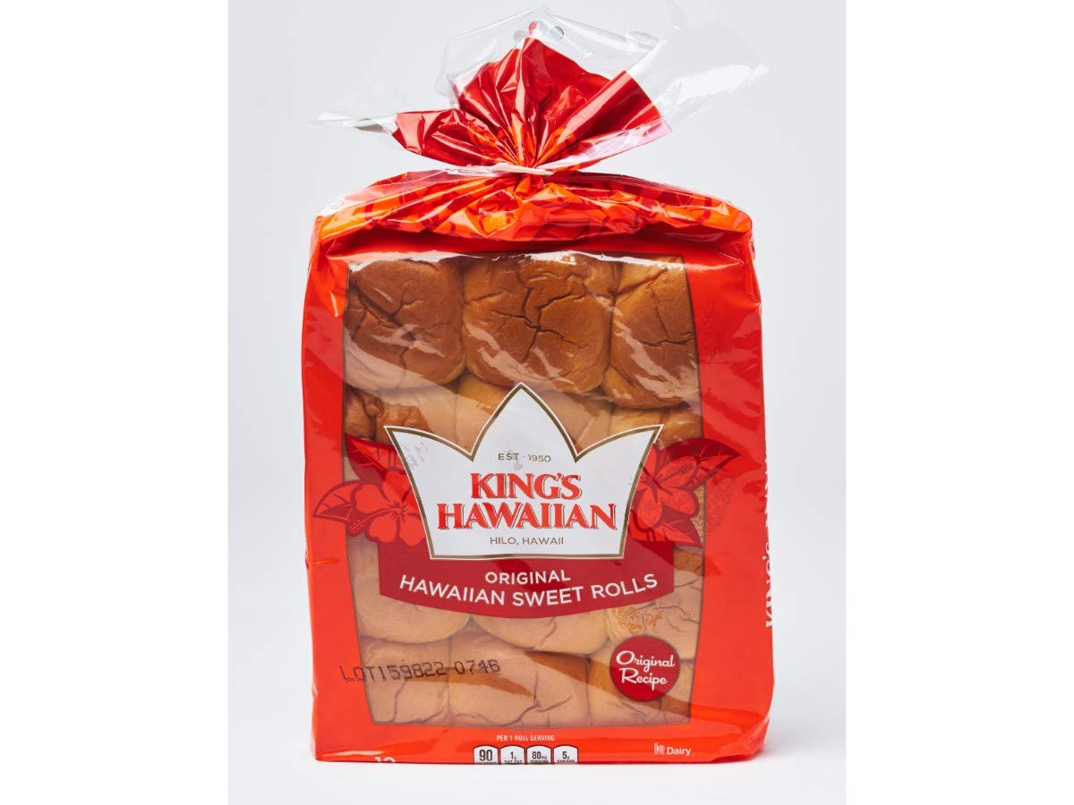 King's Hawaiian Original Hawaiian Sweet Rolls 12 CT (Pack of 12)