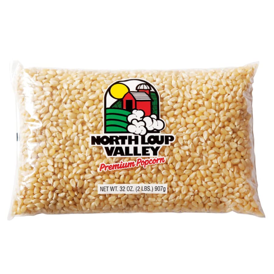 Popcorn County USA | White Un-Popped Popcorn Kernels | Pops with Fewer Hulls | Non GMO and Gluten Free | Movie Night Snack | Mad