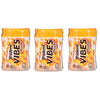 Trident Vibes tropical Flavor 3 Pack Sugar Free gum 3 Bottles of 40 Pieces (120 Total Pieces)