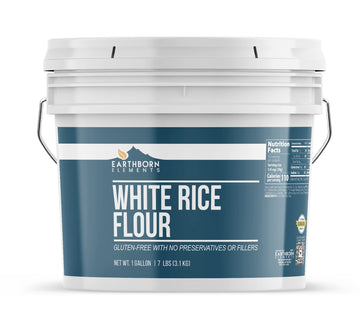 Earthborn Elements White Rice Flour (1 Gallon), Gluten-Free Baking, Always Pure