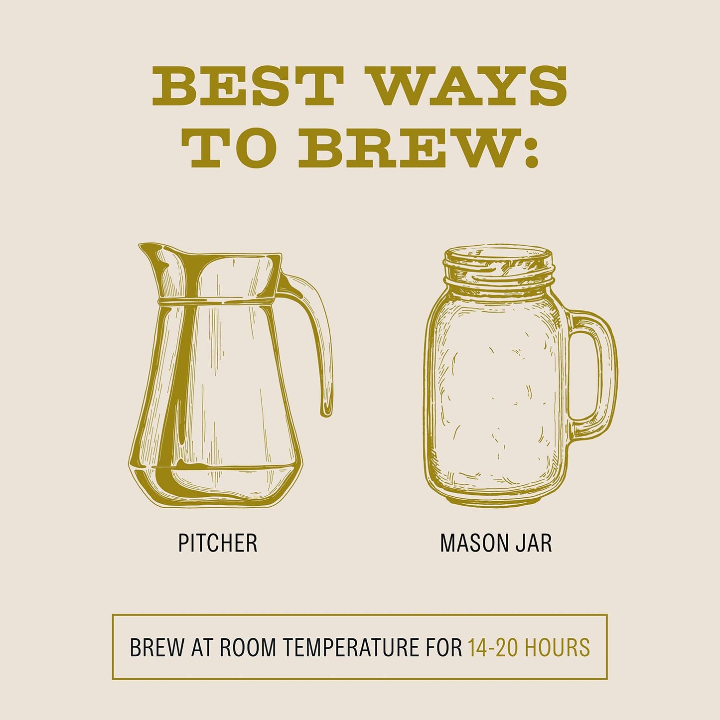 Bizzy Organic Cold Brew Coffee | Light & Bright Blend | Coarse Ground Coffee | Light Roast | Micro Sifted | Specialty Grade | 10