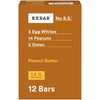 RXBAR Protein Bars, 12g Protein, Gluten Free Snacks, Snack Bars, Peanut Butter, 22oz Box (12 Bars)