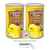 Global Basics 2 Pack of 82.5 oz Country Time Lemonade Mix | 2 Canisters, 165 oz TOTAL | Includes A Global Basics Reusable Straw