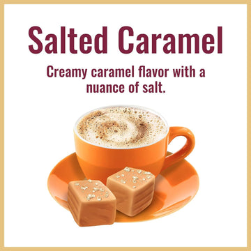 Hills Bros Salted Caramel Instant Cappuccino, 14 Oz. (Pack Of 6)