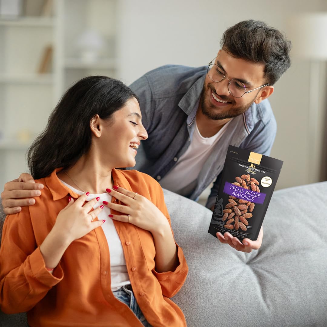 SQUIRREL BRAND Cr me Brulee Almonds, 3.5 OZ