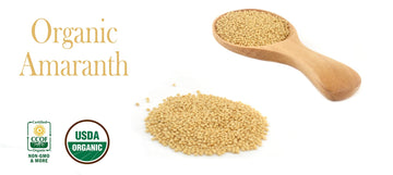 Organic Whole Grain Amaranth Grain Seeds non-GMO RAW non-GMO Vegan Bulk (3LB)