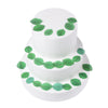 GEORLD 24Pcs Edible Cake & Cupcake Toppers Green Leaves Decoration
