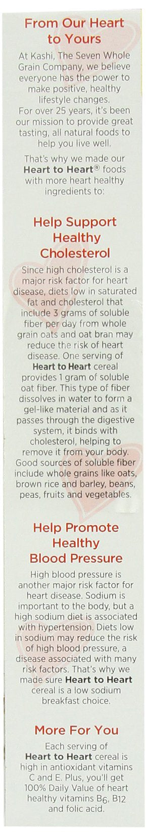 Kashi Heart To Heart Oat Flakes And Blueberry Clusters Cereal, 13.4-Ounce Boxes (Pack Of 6)