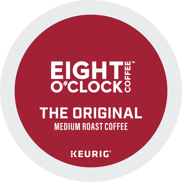 Eight O'Clock Coffee The Original, Keurig Single Serve K-Cup Pods, Medium Roast, 72 Count (6 Packs Of 12)