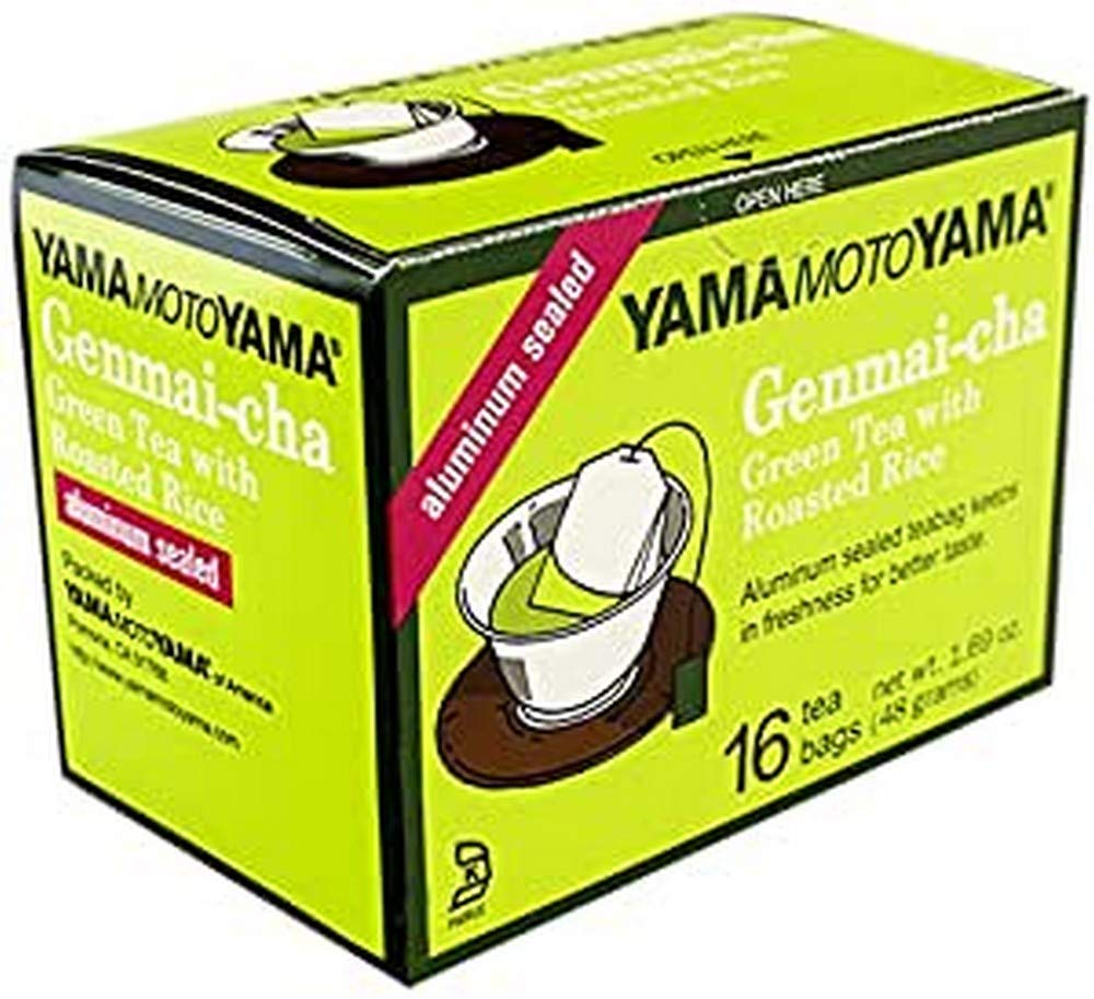 Yamamotoyama Genmaicha Green Tea, 16 Ct, 1.69 Oz