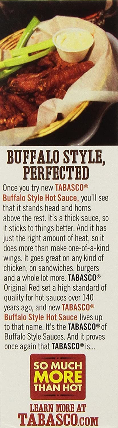 2 Pack: New McIlhennys Tabasco Brand Buffalo Style Hot Sauce - 5 Oz.