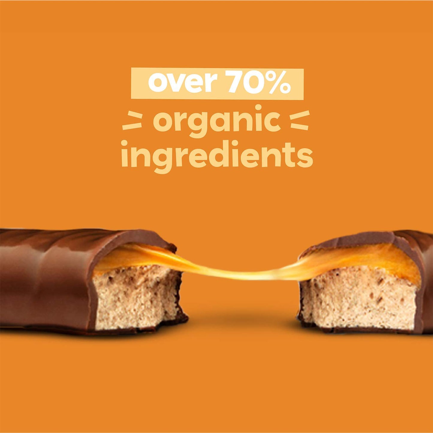 Unreal Dark Chocolate Peanut Caramel Nougat Bars (30 Mini Bars) | 70% Organic Ingredients, Fair Trade, Non-Gmo | No Corn Syrup,