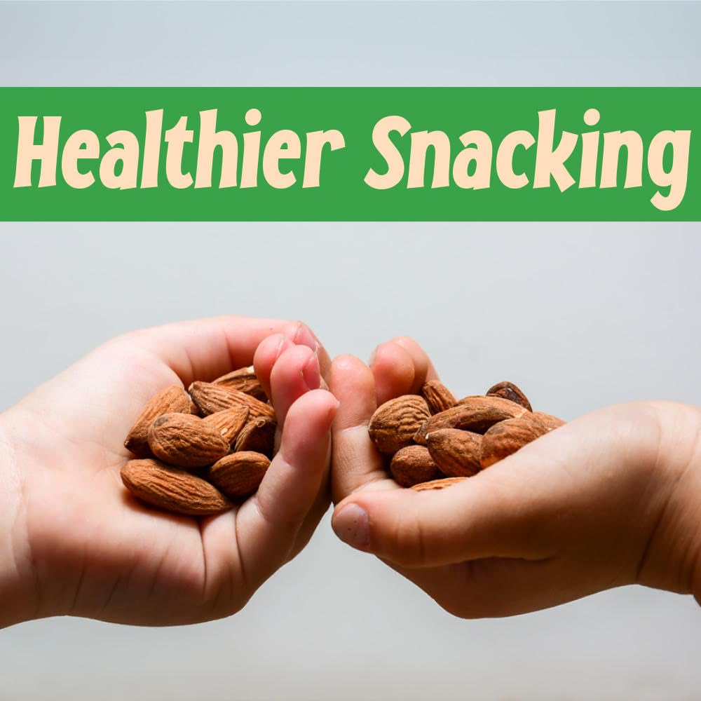 Sincerely Nuts – Roasted Whole Salted Almonds | 2 Lb. Bag | Delicious Guilt Free Snack | Low Calorie, Vegan, Gluten Free | Gourmet Kosher Food | Source Of Fiber, Protein, Vitamins And Minerals