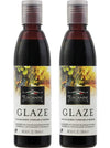 Tuscanini, Balsamic Glaze Made With Kosher Balsamic Vinegar Of Modena Italy, (2 Pack) 8.5Oz Bottle, Balsamic Reduction