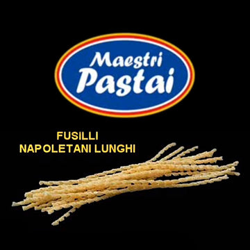 Maestri Pastai, Gourmet Fusilli Napoletani Lunghi Italian Pasta (Long Spiral Pasta), (Pack Of 2), Special ''Series 42'', Premium