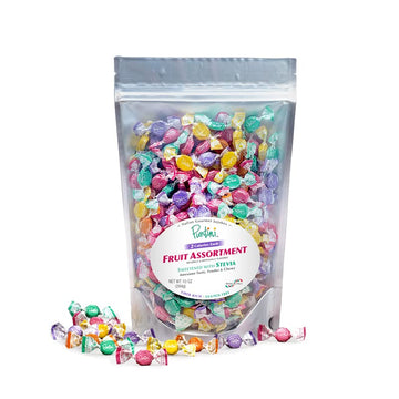 Puntini Fruit Assortment With Stevia, 10 Oz. Party    Pack - Italian Gourmet Jujubes