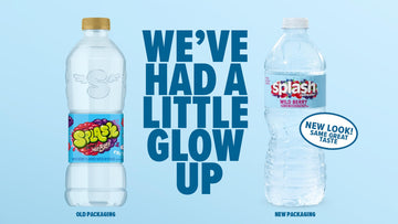 Splash Refresher Mandarin Orange Flavored Water, 16.9 Fl Oz, Plastic Bottle, Pack Of 6