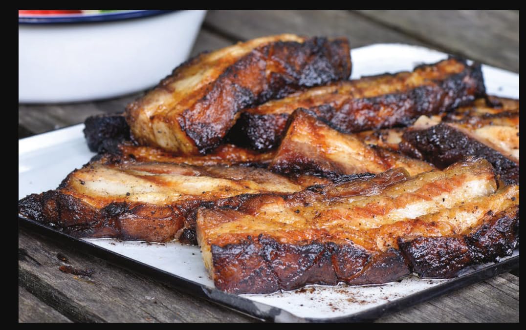 Pork Belly Slab With Skin-On 7-8Lbs, For Grilling, Bbq, Roasting And Lechon Belly- Usda Approved