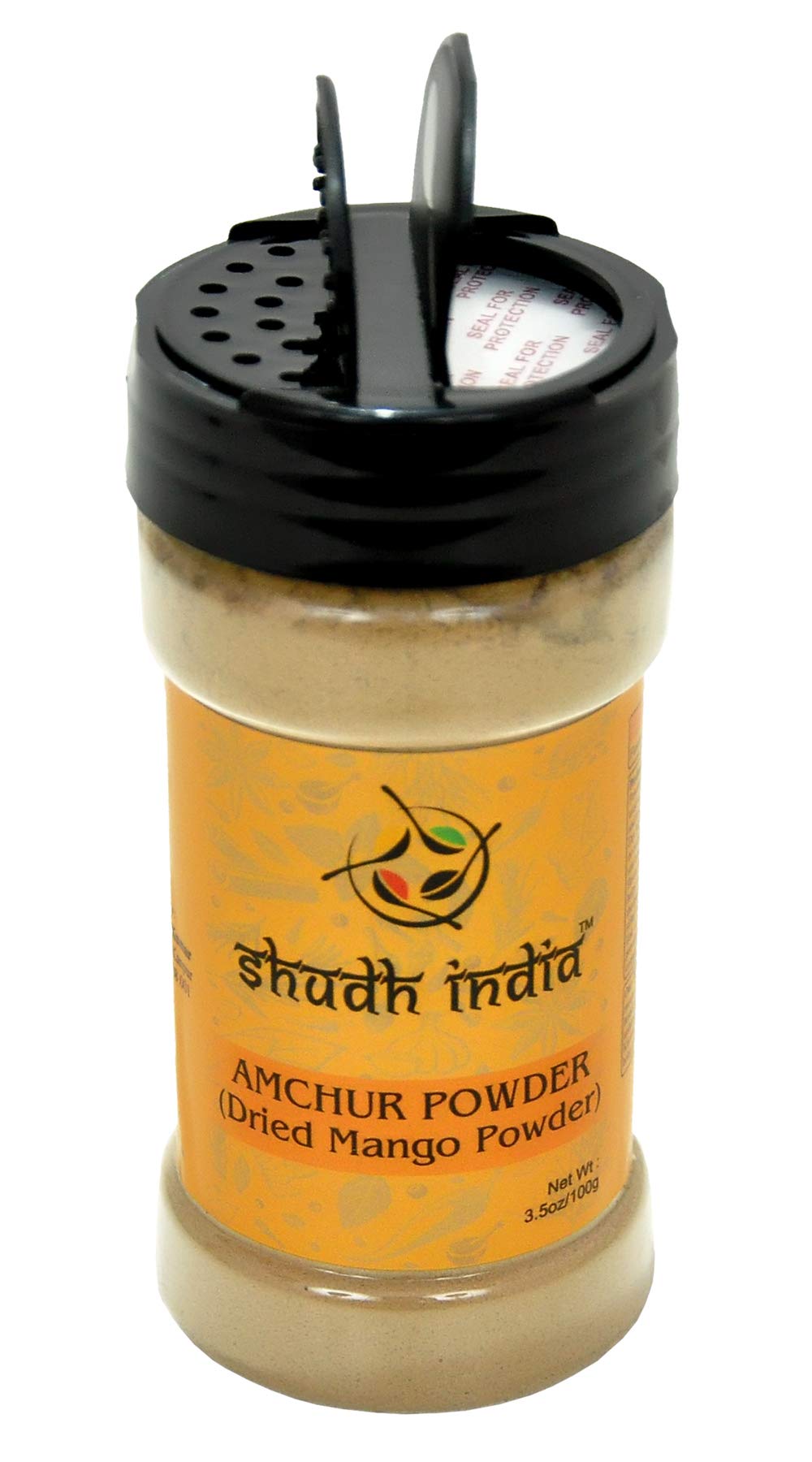 Shudh India Amchur (Mango) Ground Powder Spice ~ All Natural | Salt-Free | Vegan | No Colors | Gluten Friendly | Non-Gmo | India