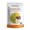 Paromi Tea Matcha With Turmeric, Ginger & Cinnamon 35 Grams, Organic Stone-Ground Organic Green Tea, Serve Hot Or Iced, Blend, W