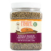 Pride Of India - Indian Whole Brown Crimson Masur Lentils - Protein & Fiber Rich Masoor Whole, 1.5 Pound Jar