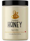 Raw Honey, 2.2 lb. White Honey, Raw Unfiltered Honey, Pure Honey, Natural Honey Raw Unfiltered, White Raw Honey from the Canadia