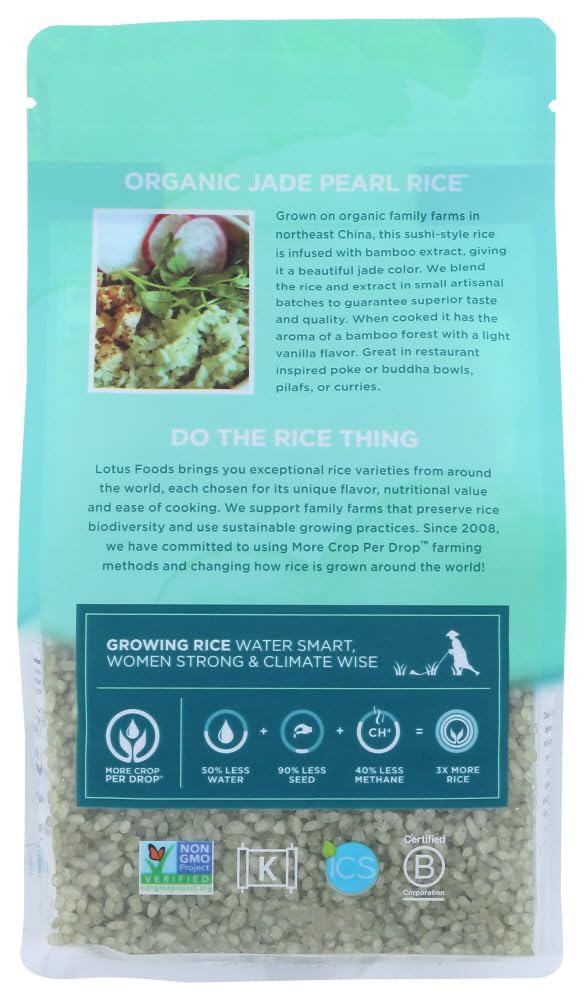 Lotus Foods Og2 Lotus Jade Pearl Rce 15 Oz -Pack Of 6