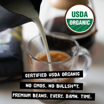 Punk Bunny Dark Roast Coffee, Organic Ground Coffee, Soundcheck, 12 Oz