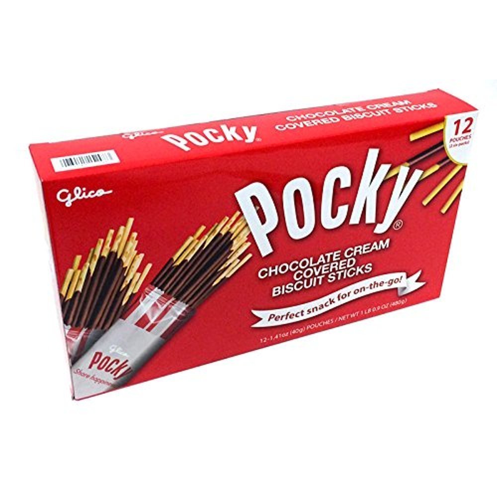 Pocky Cream Covered Biscuit Sticks, 1.41 Ounce (Pack of 12)