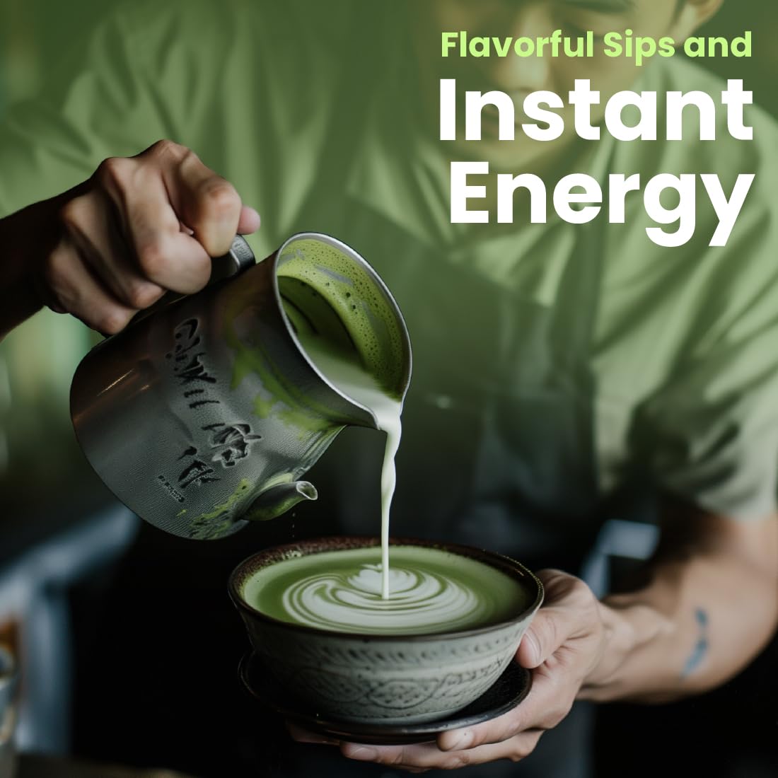 Organic Instant Coffee Powder, Dark Roast Delight, Rich In Immune-Supporting Antioxidants, Boosts Mood, Energy, And Memory, Enjo