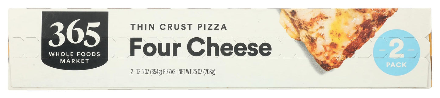 365 By Whole Foods Market, Pizza, Cheese Two Pack, Frozen, 25 Ounce