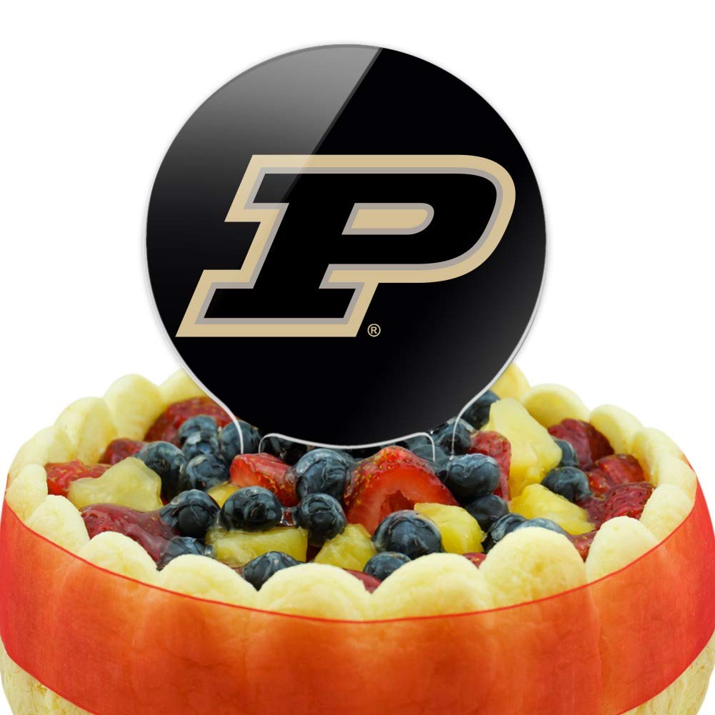 GRAPHICS & MORE Acrylic Cake Topper - Purdue Boilermakers Logo, Multi, One Size, Party Decoration for Wedding, Anniversary, Birthday, Graduation