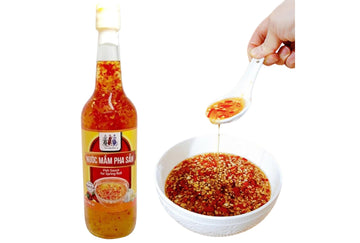 Generic 1 Pack - Fish Sauce For Spring Roll Glass Bottle - Nuoc Mam Pha San Dung Goi Cuon Chai Thuy Tinh - 650 Ml Per Glass Bott