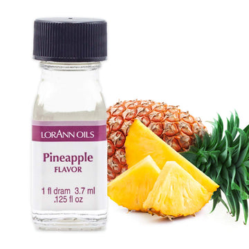 Lorann Pineapple Ss Flavor, 1 Dram Bottle (.0125 Fl Oz - 3.7Ml - 1 Teaspoon)