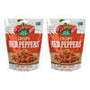 Fresh Gourmet Crispy Red Peppers Crunchy Snack And Salad Topper (3.5 Ounce (Pack Of 2))